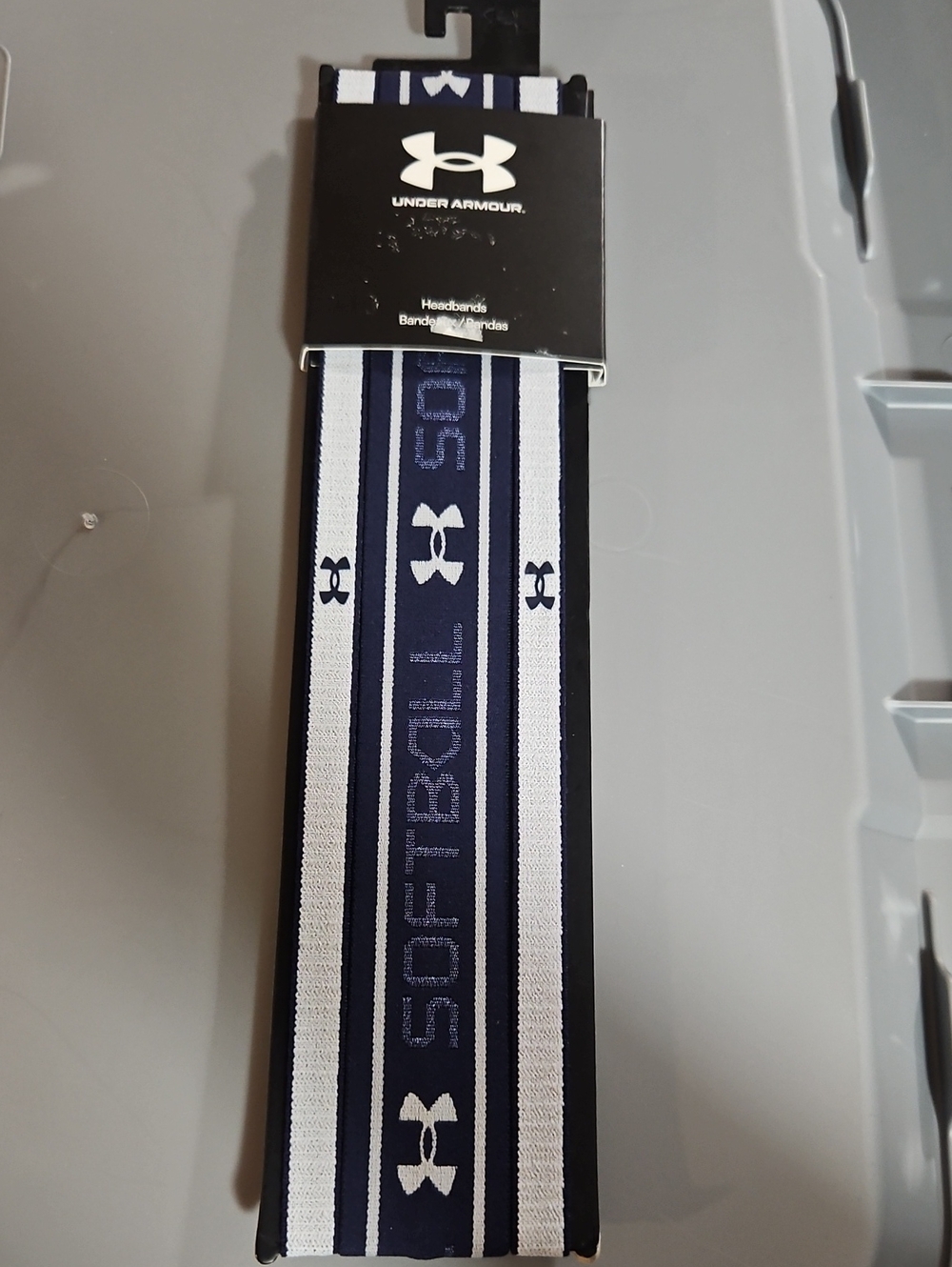 Under Armour Softball Headbands - 3 Pack: BLUE/GRAY: NEW IN PACK